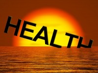 the word health is sinking