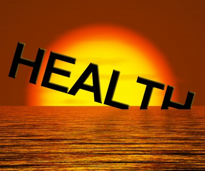 the word health is sinking